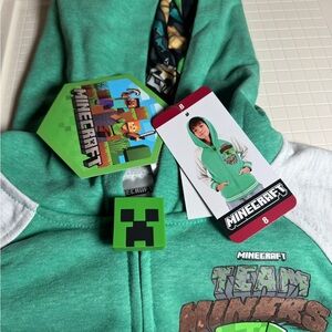 Minecraft Kids Green Hoodie